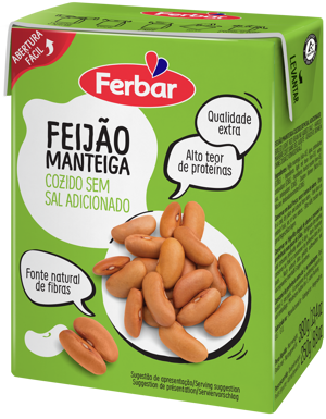 6492 Feijão Manteiga FERBAR Tetrapack
